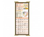 WhiteCoat Clipboard® Trifold - Tactical Brown Cardiology Edition